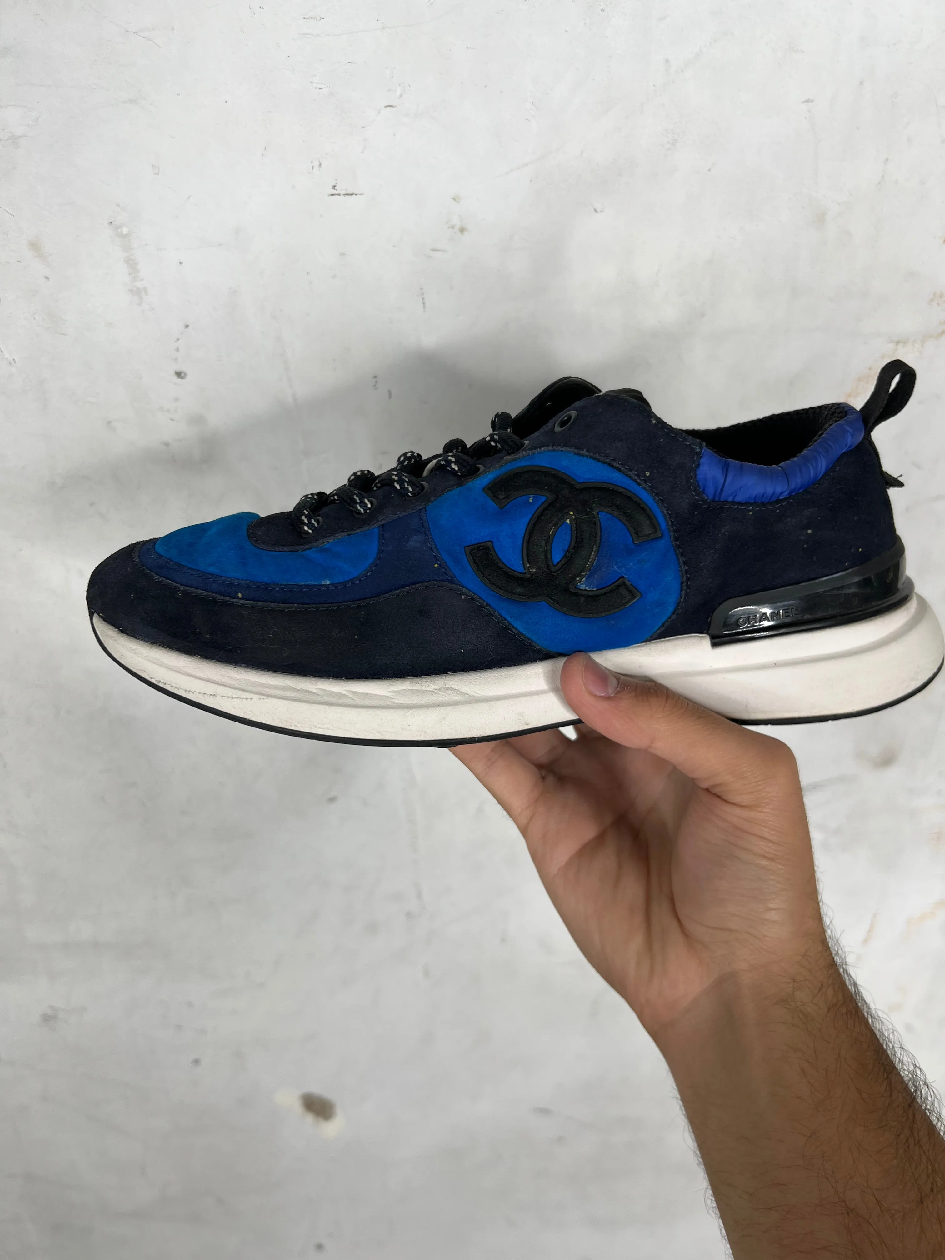 Chanel Suede Trainers