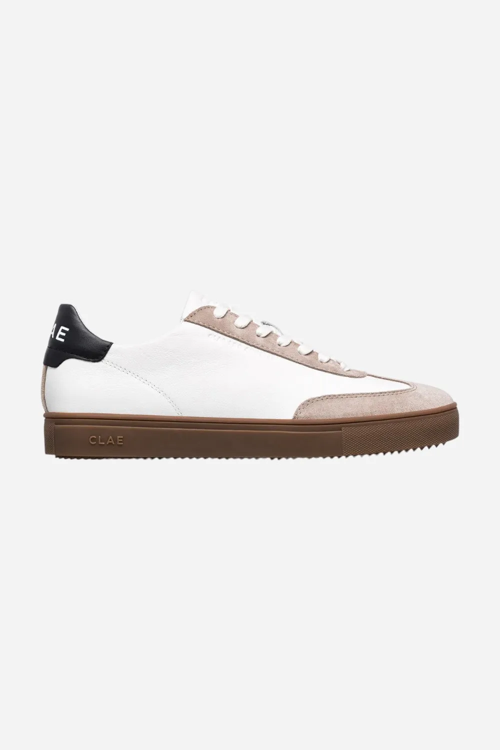 Clae Deane White Feather Grey Dark Gum