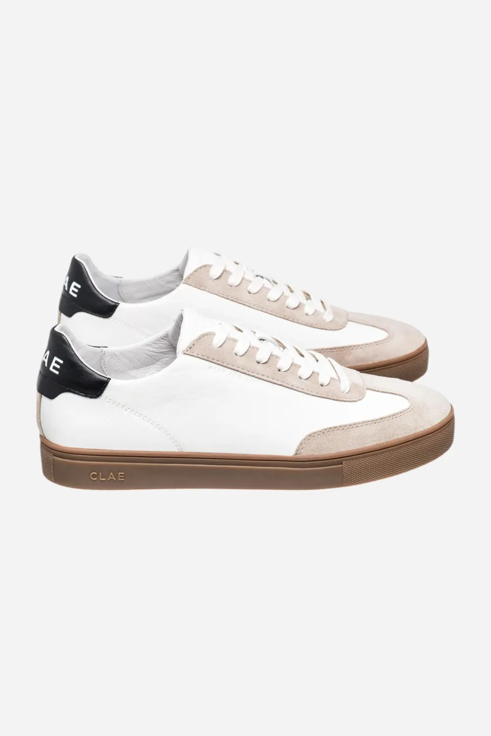 Clae Deane White Feather Grey Dark Gum