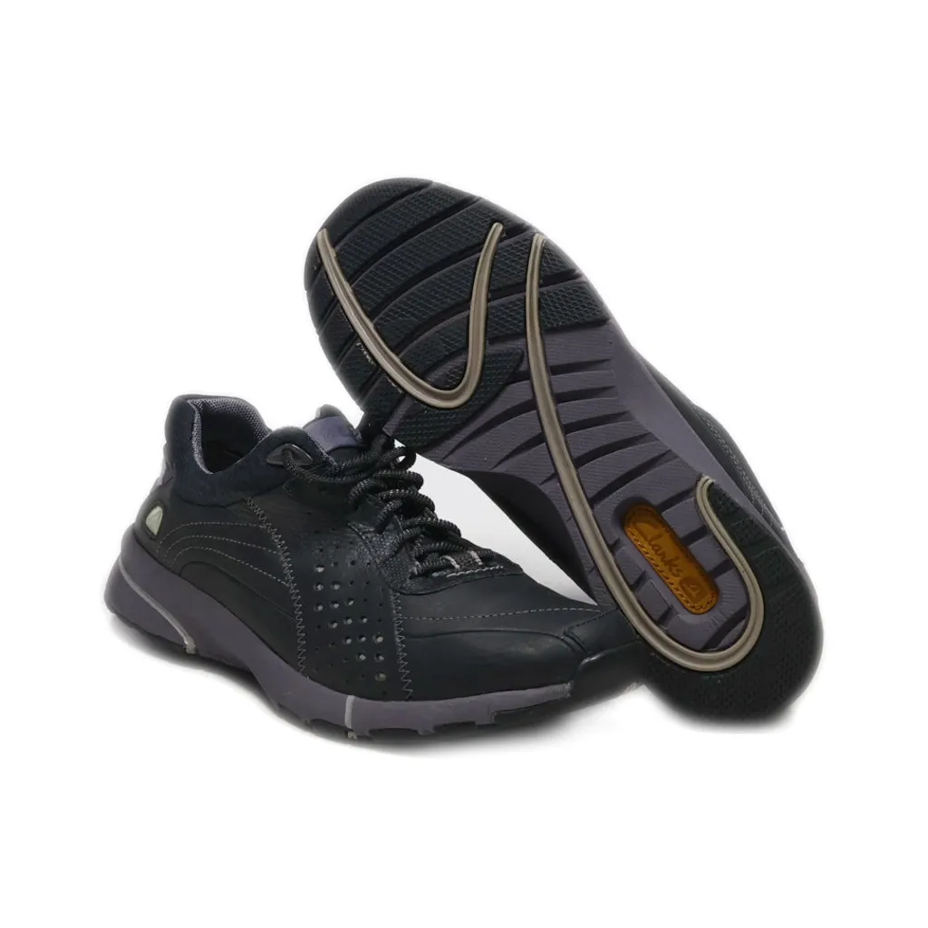 Clarks Sport Shoes Leather Black Colour For Women