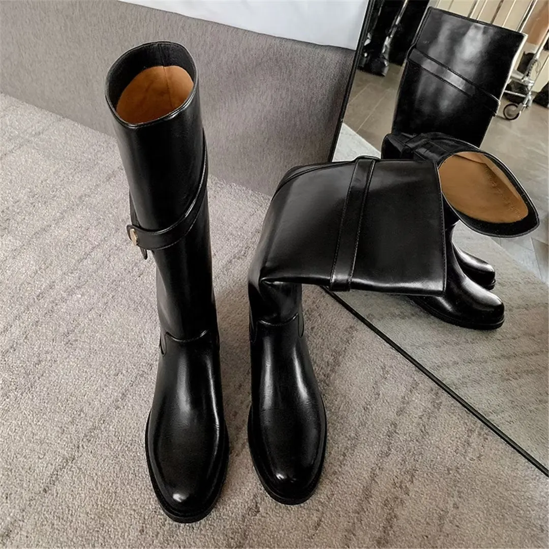 CrocVogue Pointed Mid-Height Boots