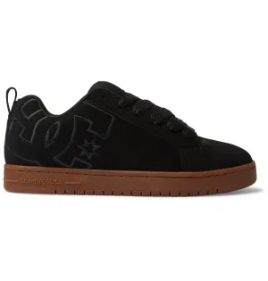 DC Court Graffik 300529bgm all black & gum sole