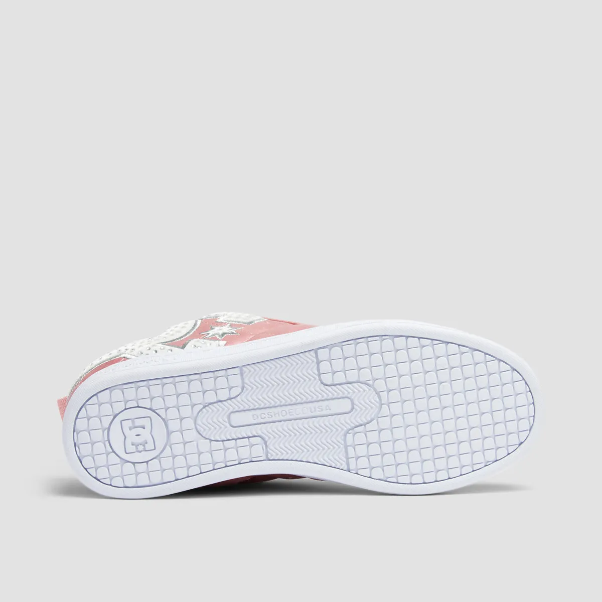 DC Court Graffik SE Shoes - Pink With Silver - Womens