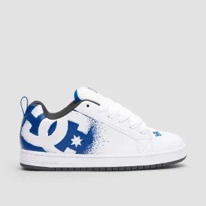 DC Court Graffik Shoes - White/Blue/Grey