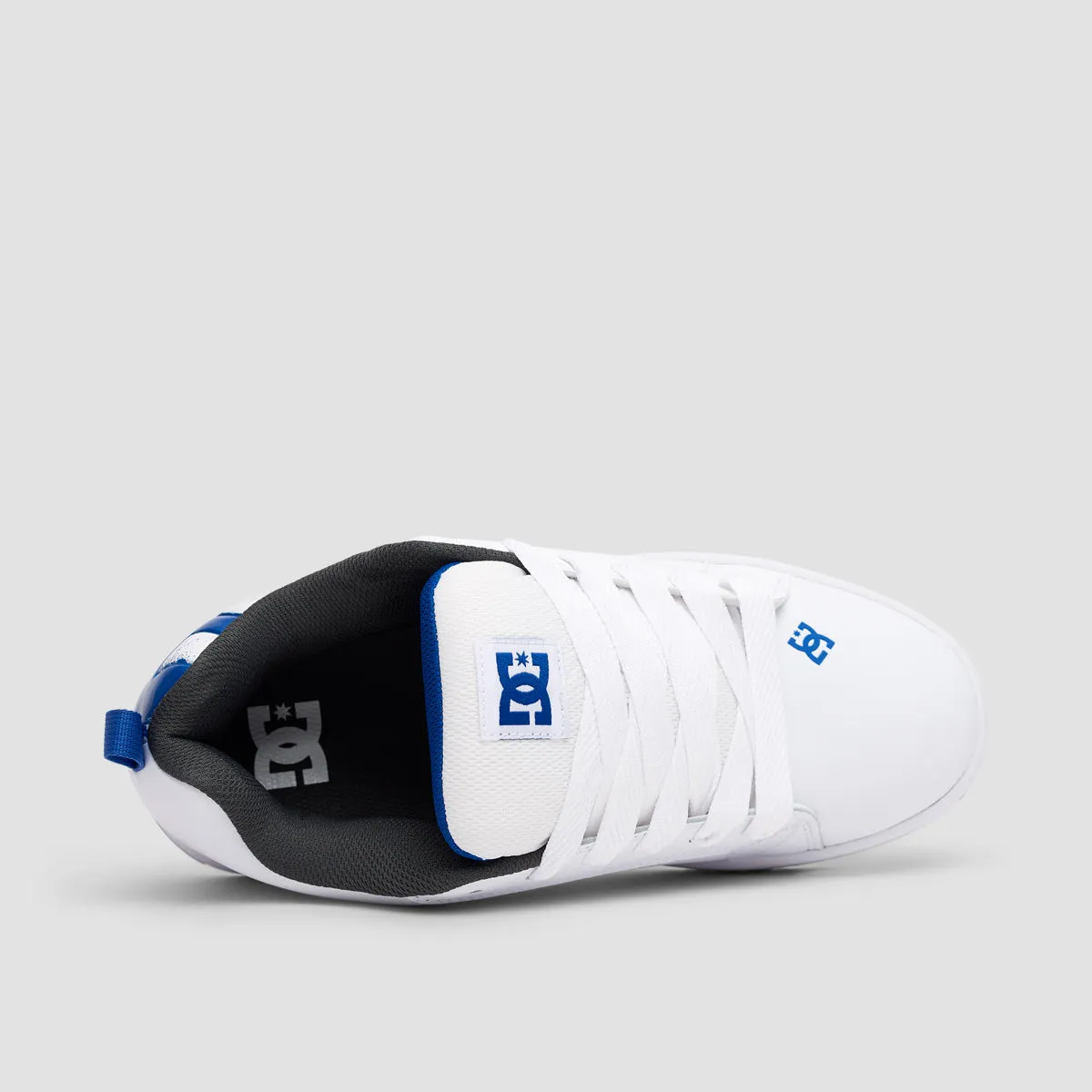 DC Court Graffik Shoes - White/Blue/Grey