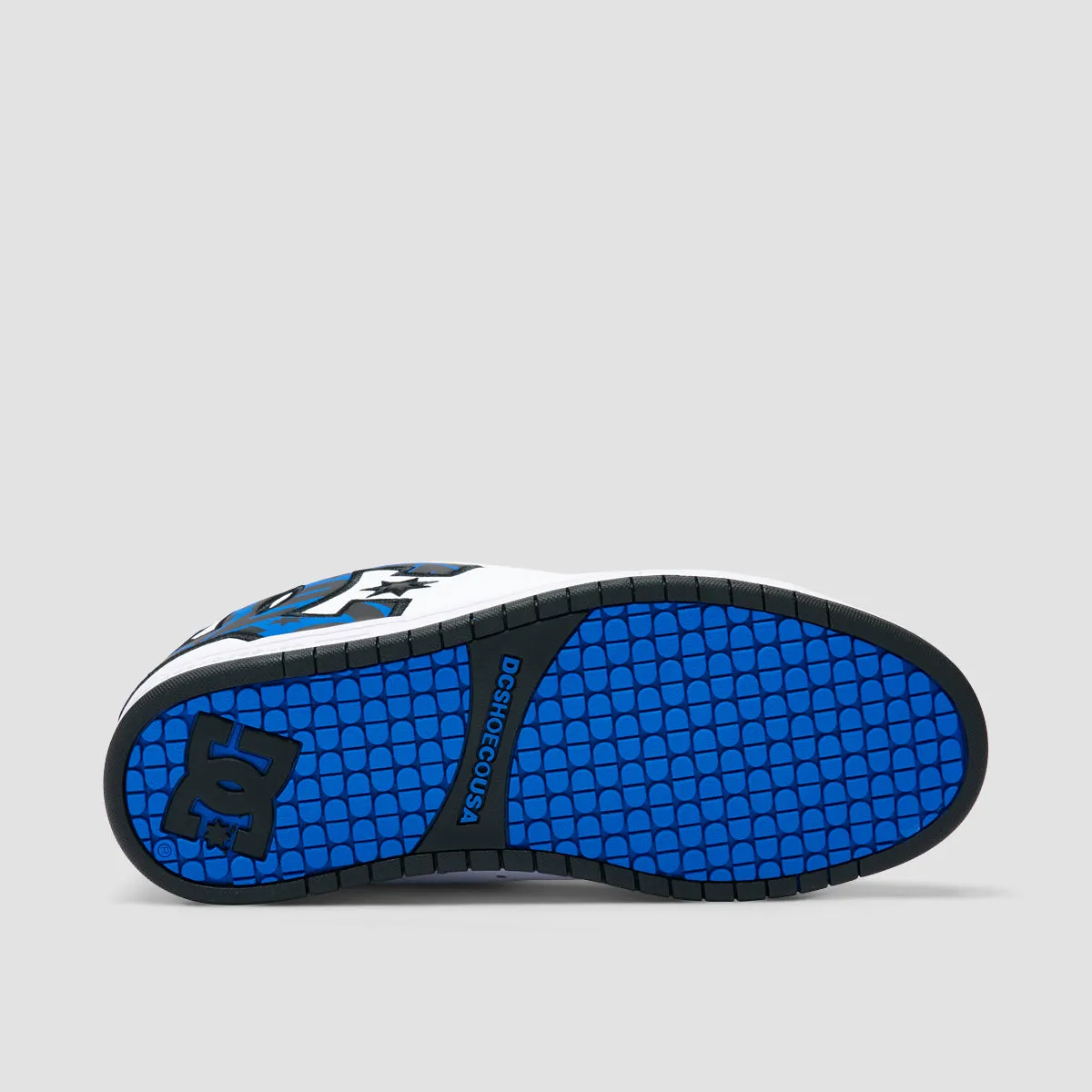 DC Court Graffik Shoes - White/Grey/Blue