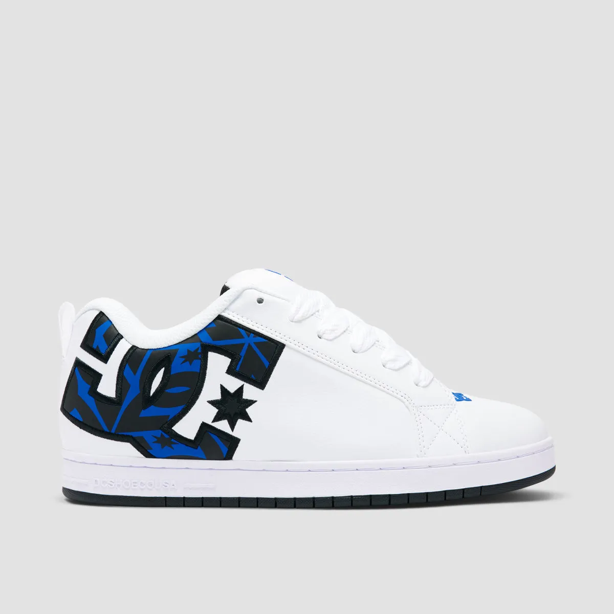 DC Court Graffik Shoes - White/Grey/Blue