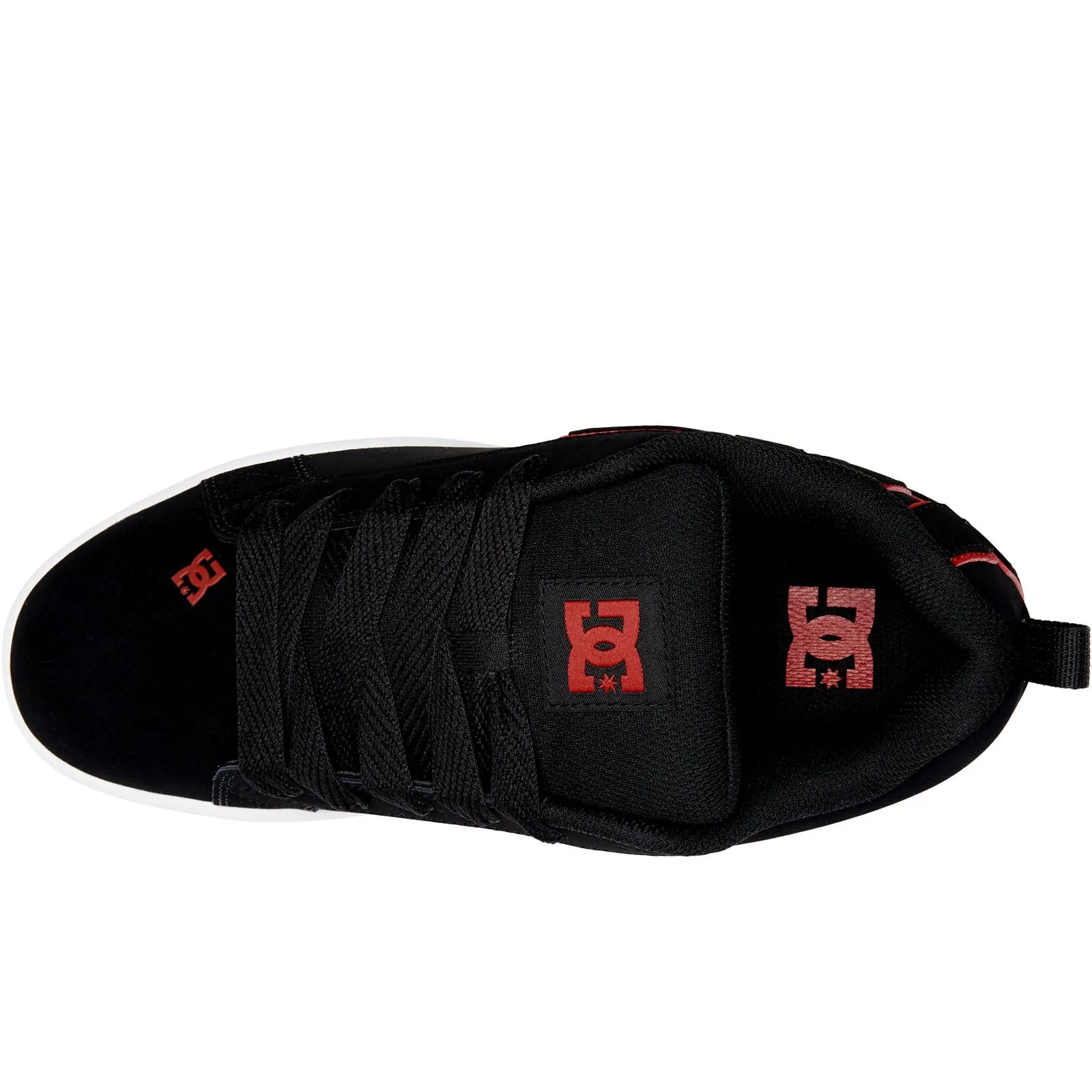 DC Shoes Mens Court Graffik Leather Trainers