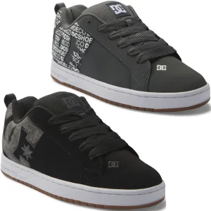 DC Shoes Mens Court Graffik Low Rise Lace Up Trainers Shoes