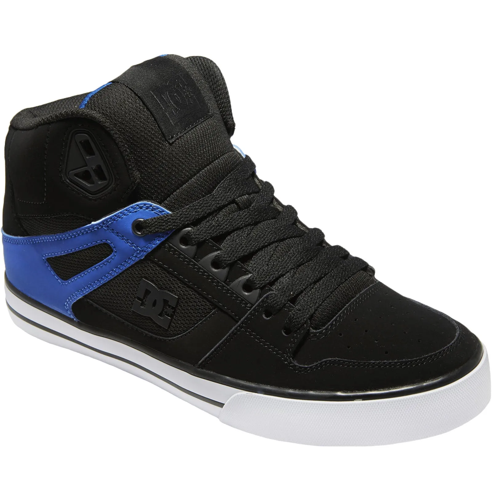 DC Shoes Mens Pure Trainers - Black/Blue