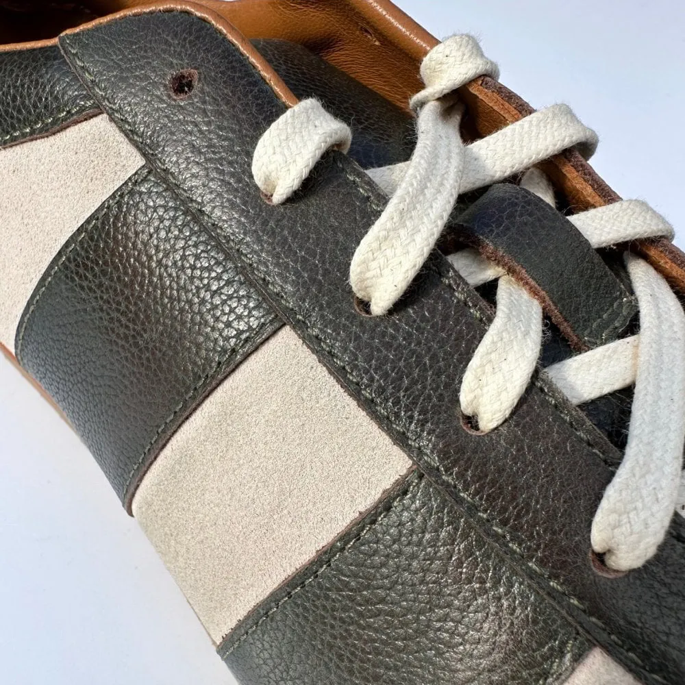 Delicious Junction Chad Leather Trainers Green