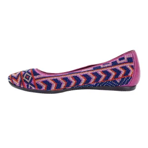 Donald J Pliner Donald J. Pliner Hasin Aztec Ballerinas Fabric Multicolour Colour For Women