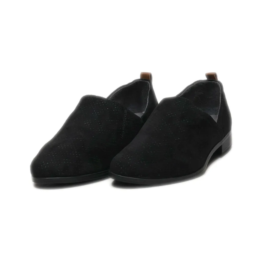 Dr. Scholl'S Slip Ons Suede Black Colour For Women