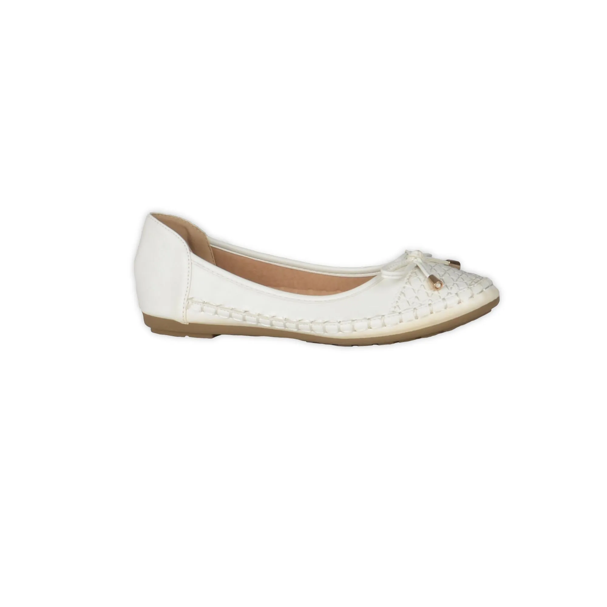 Dressy Ballerinas - White