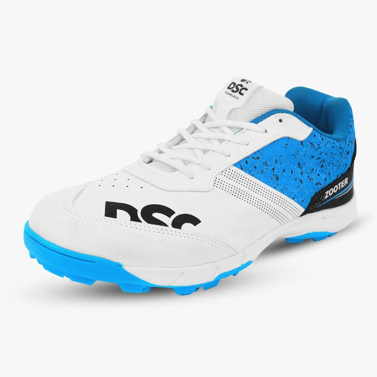 DSC Zooter Cricket Shoes (White/Blue)