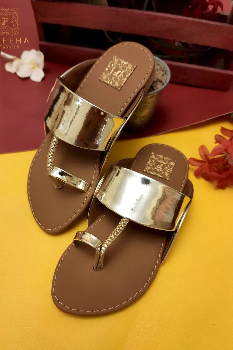 Fareeha by Tassels - Handcrafted Kolhapuri KK-39 (Kids)