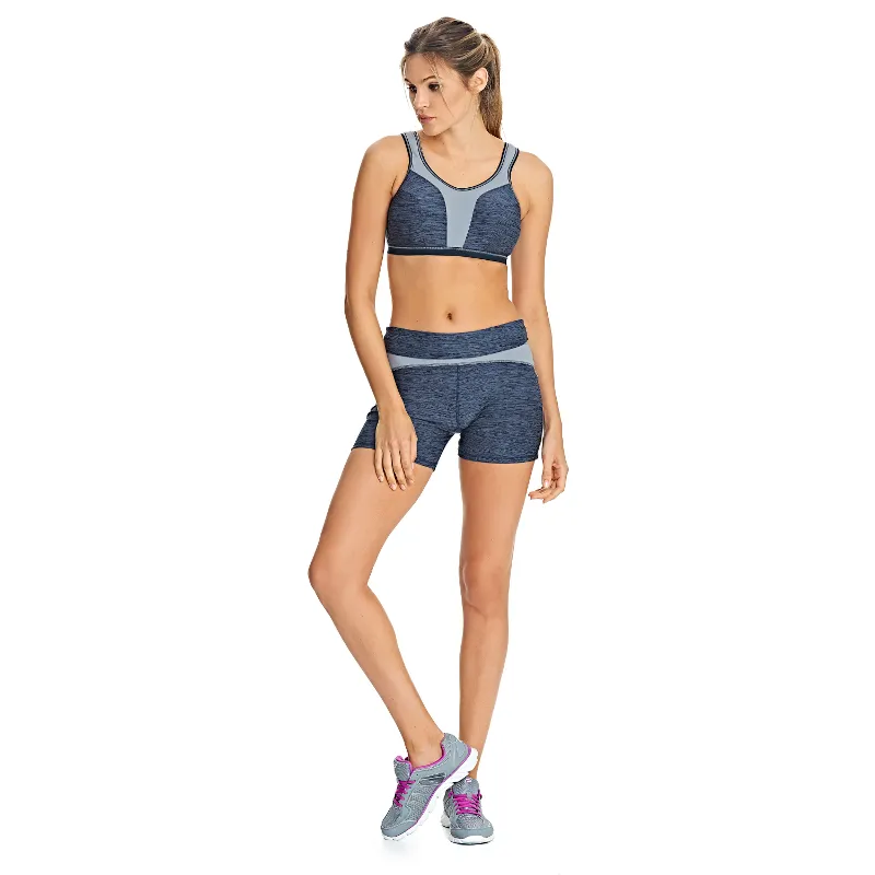 Freya Active Force Total Eclipse Blue Crop Top Sports Bra