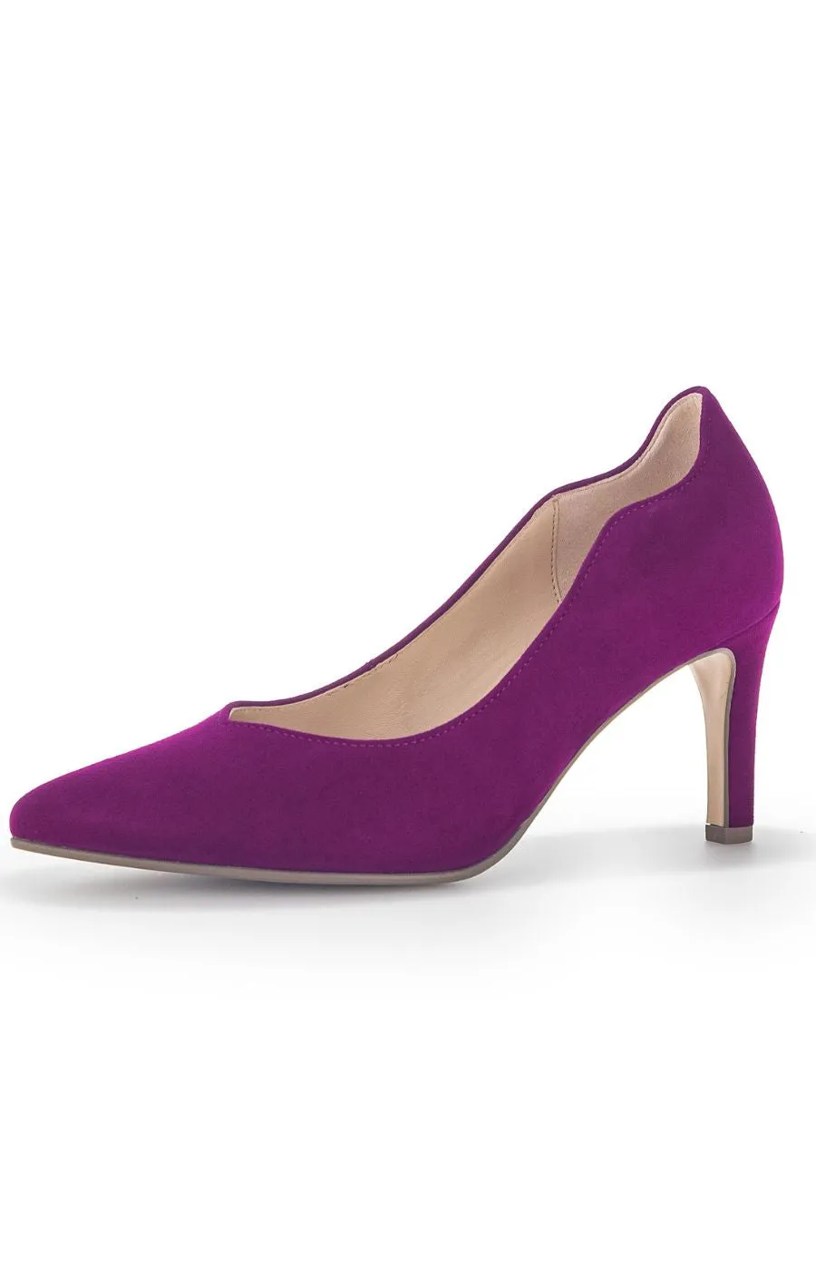 Gabor Magenta Waved Heel