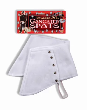 Gangster Halloween Costume Spats White