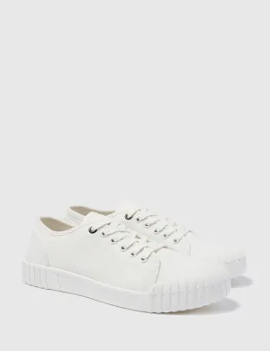 Good News Bagger Low Trainers (Canvas) - White