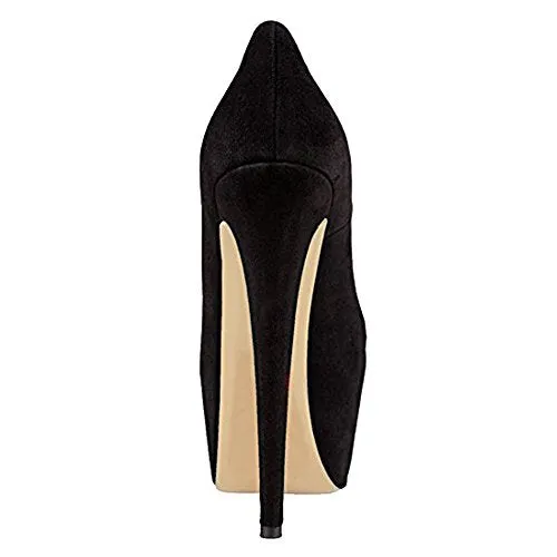 High Heel Stiletto Pumps With Closed Toe Slip-On