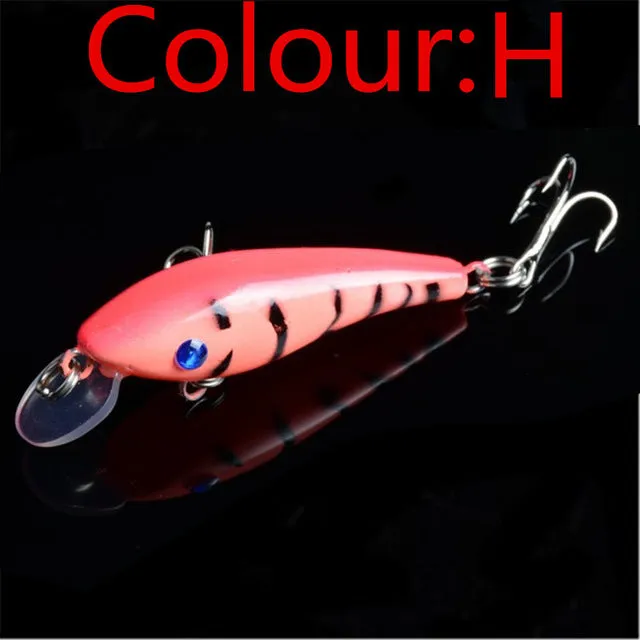 Hot Sell Crank bait Fishing Lure 57mm 4.4g Hard Bait Wobbler Crank Bait Floating Lure 1.5-3.5M Artifical Peche 8 # Hook FA-320