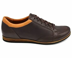 ID8638-Lacuzzo Dark Brown Leather