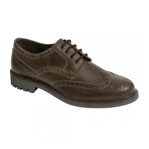 Inverurie Brogue - Waxy Brown by Hoggs of Fife