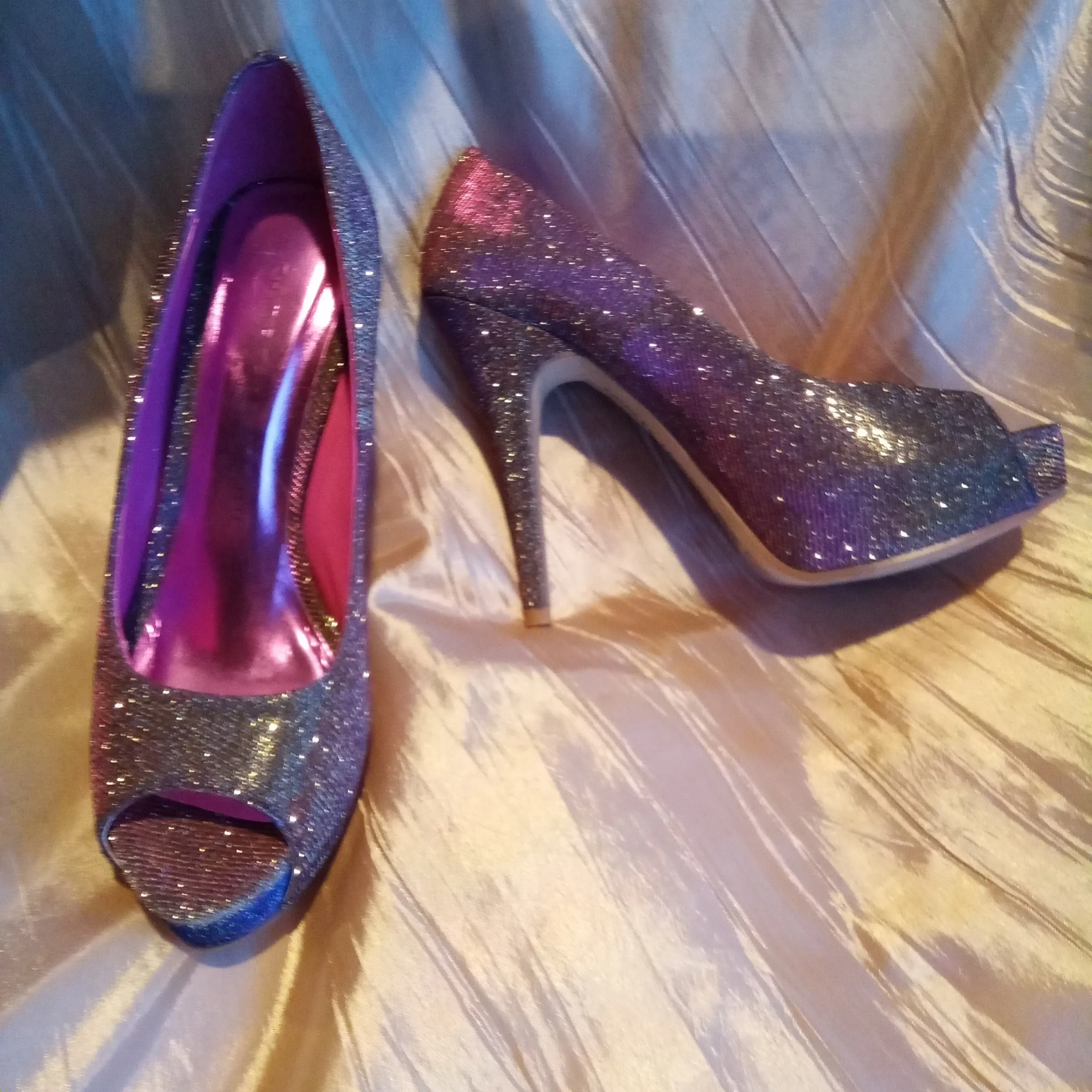 Iridescent Shimmer High Heel Pumps | Chinese Laundry High Class