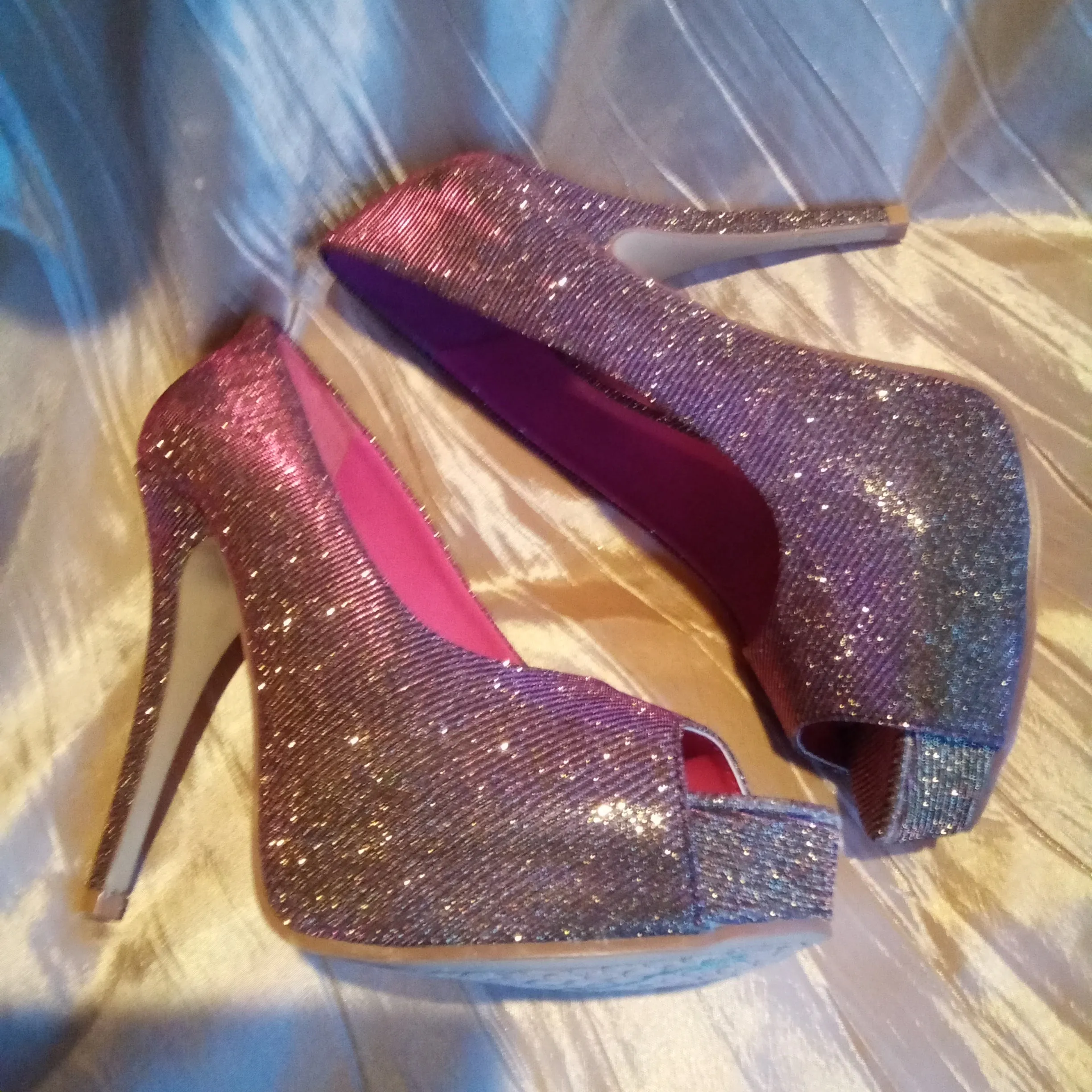 Iridescent Shimmer High Heel Pumps | Chinese Laundry High Class