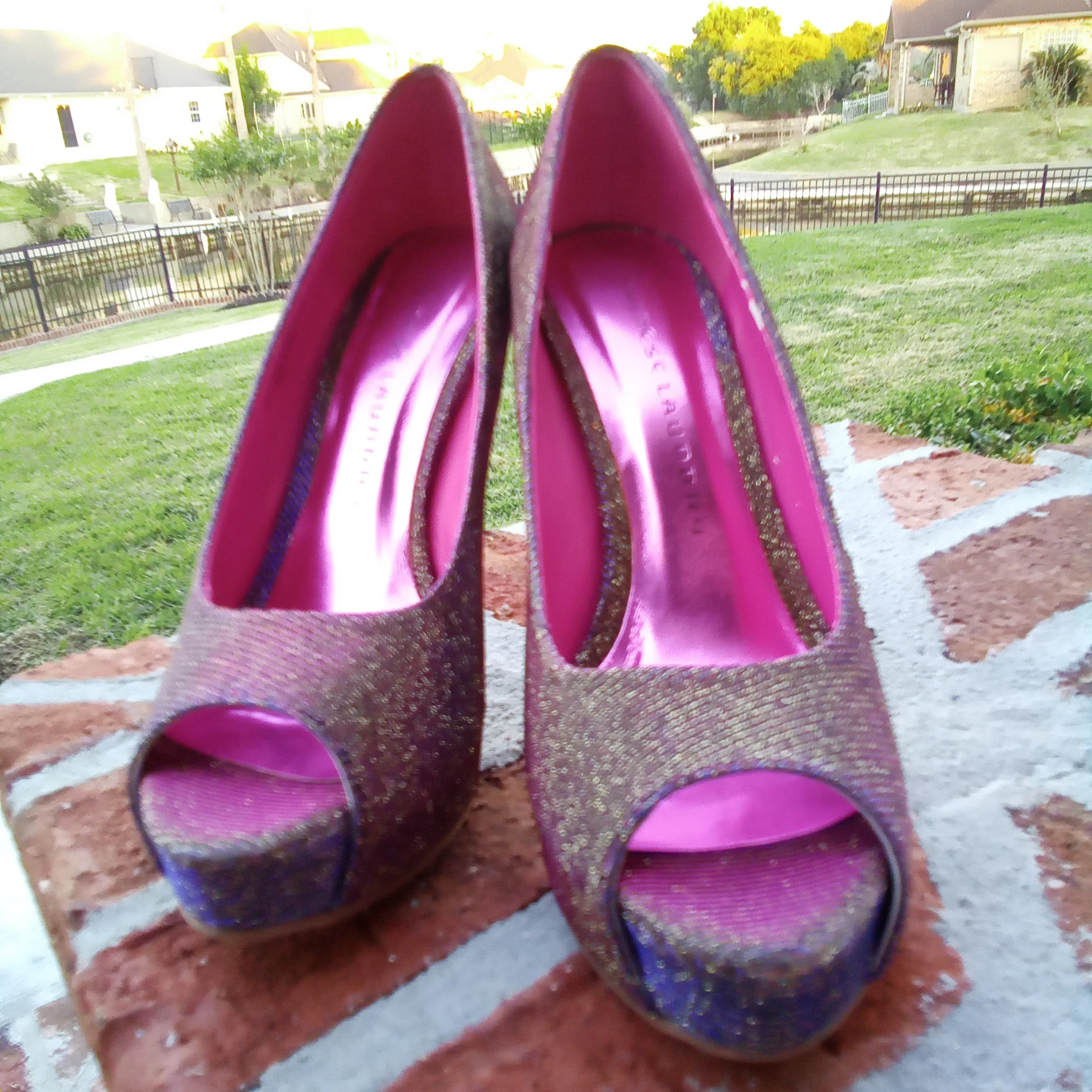 Iridescent Shimmer High Heel Pumps | Chinese Laundry High Class