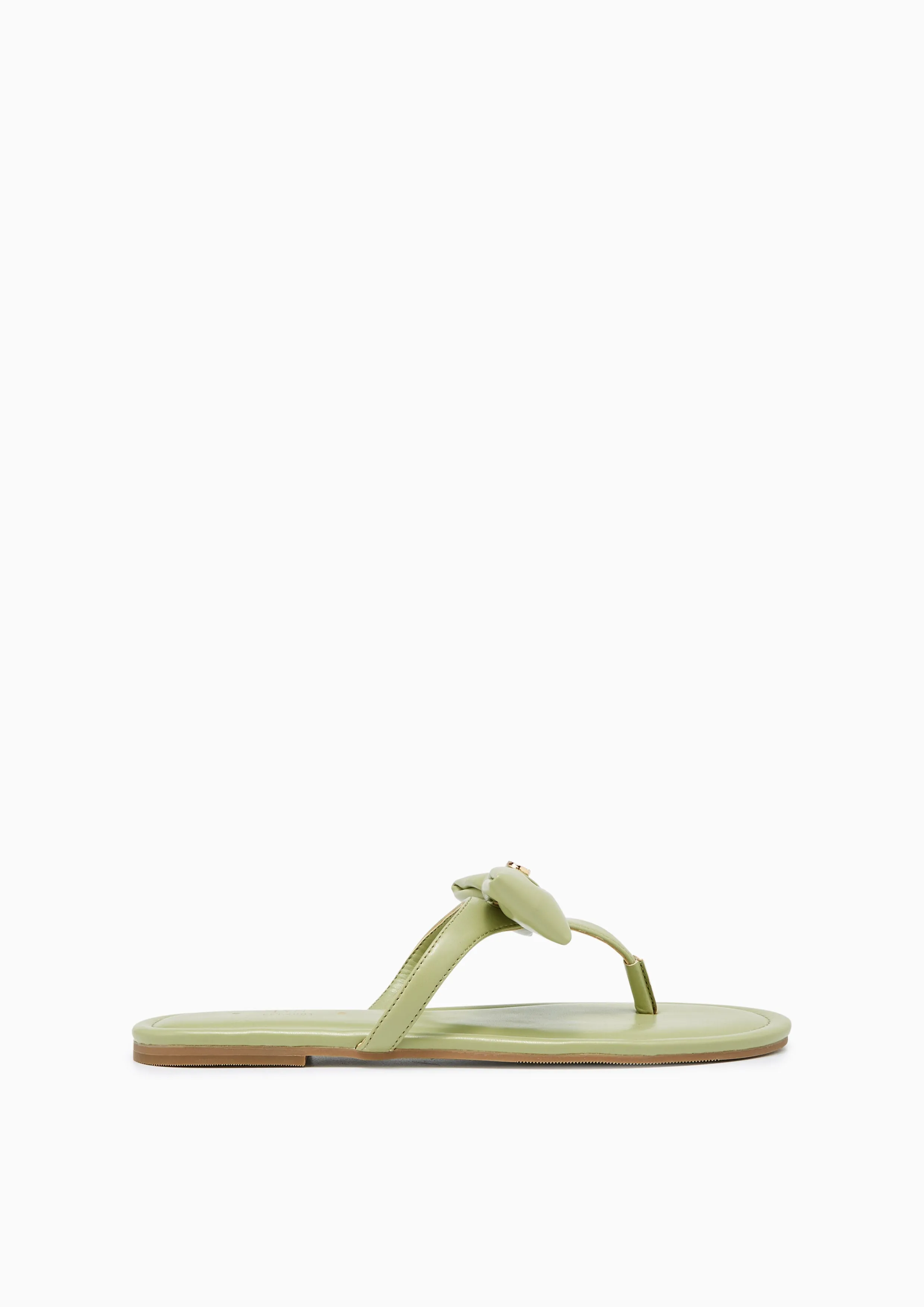 Ivy Flat Sandals - Green