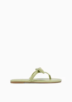 Ivy Flat Sandals - Green