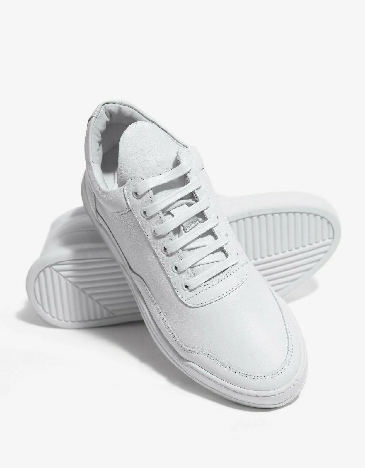 Jasper White Low Top Trainers