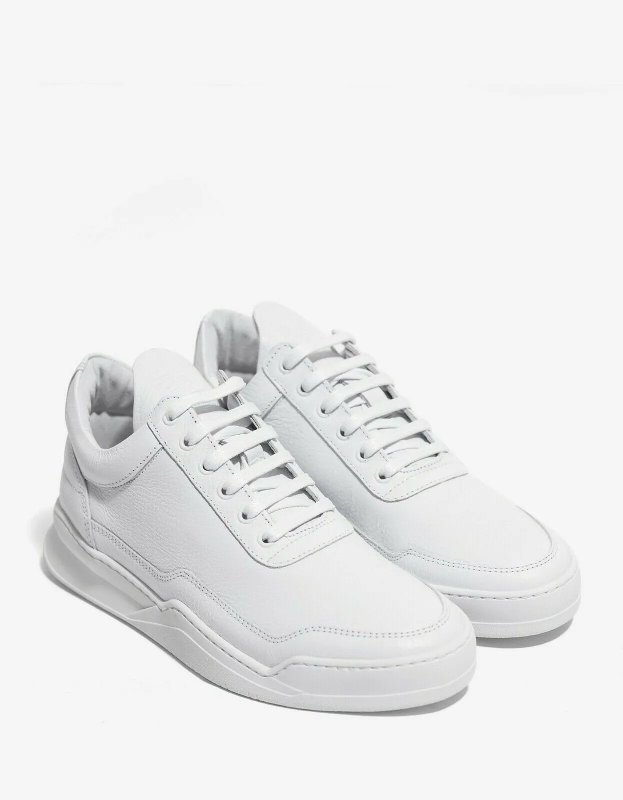 Jasper White Low Top Trainers