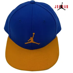 Jordan Jumpman Snapback Youth Hat. Blue Neon. Euc