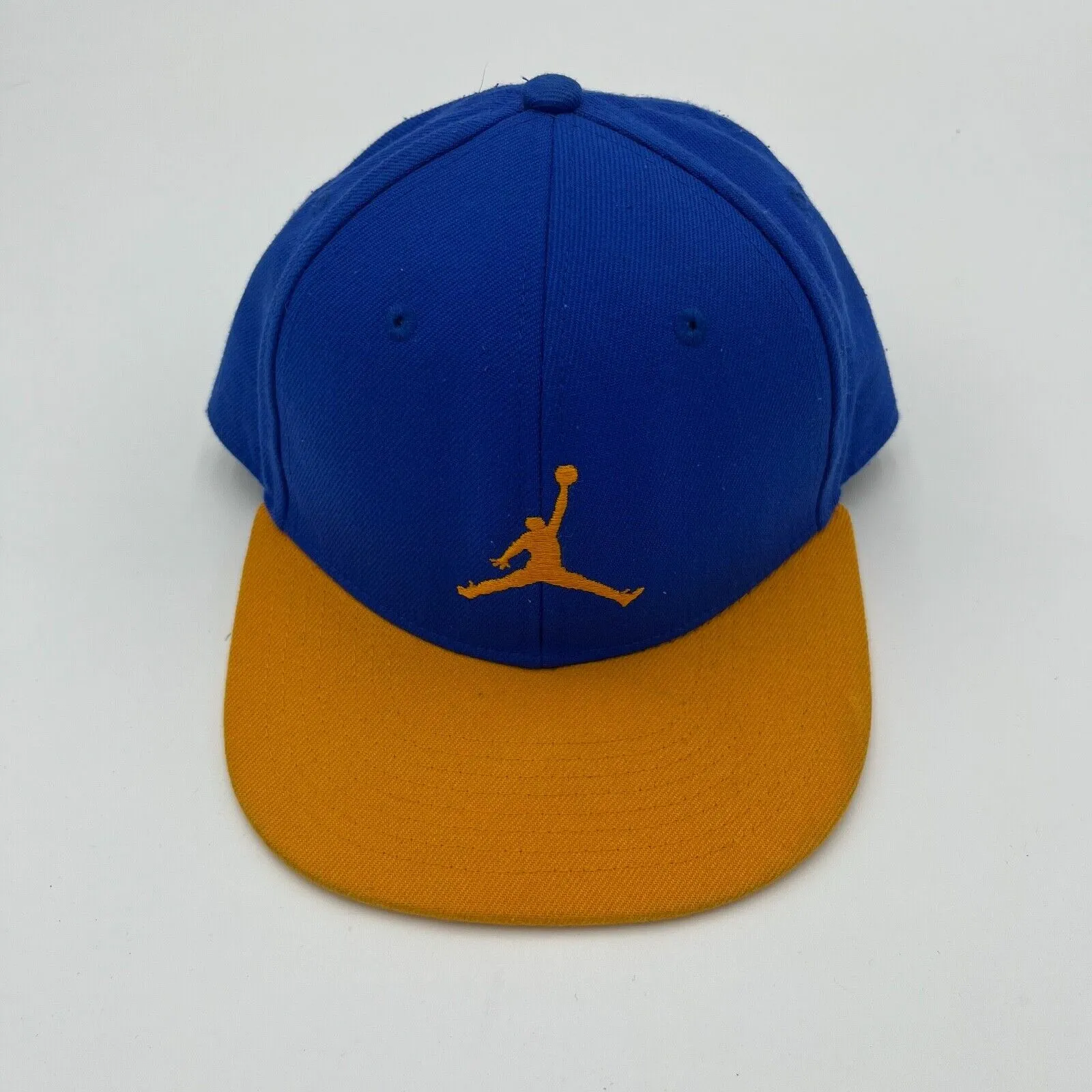 Jordan Jumpman Snapback Youth Hat. Blue Neon. Euc