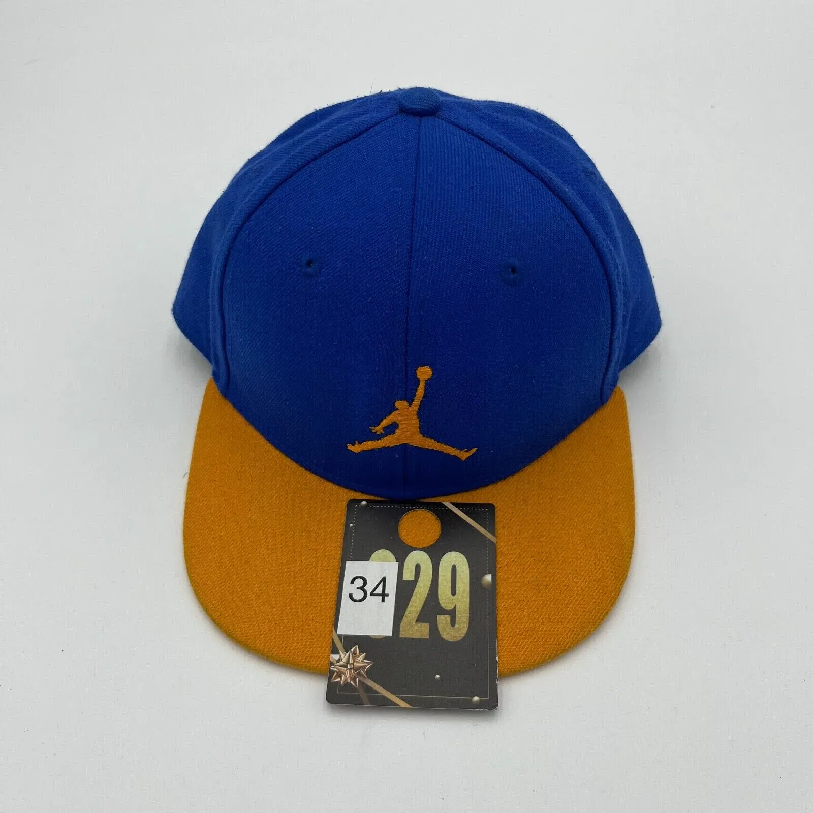 Jordan Jumpman Snapback Youth Hat. Blue Neon. Euc