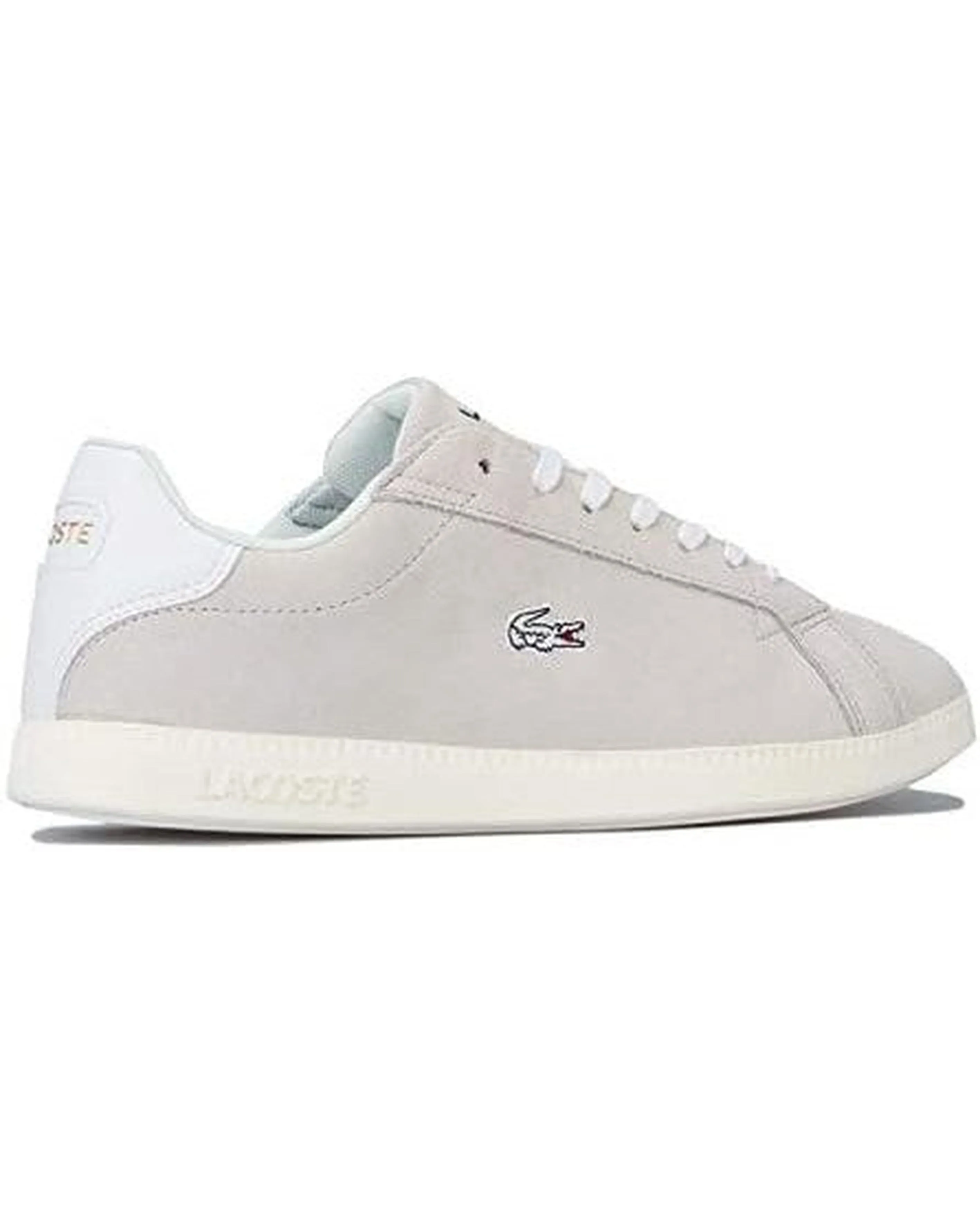 Lacoste Womens Graduate Suede Off White