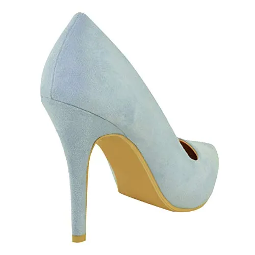 Ladies Low MID HIGH Heel With Pointed Toe Pumps In Court Shoes Style