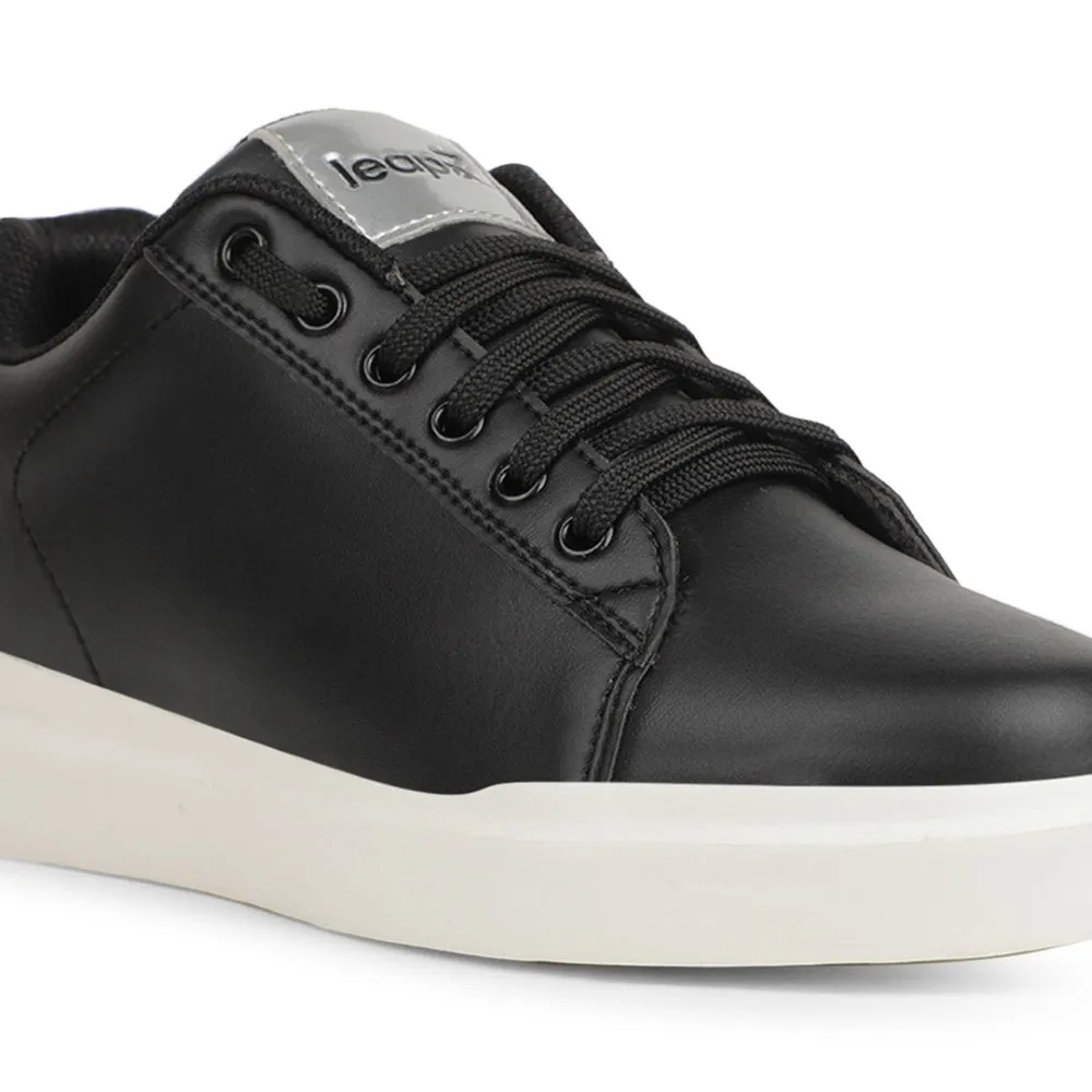 Leap7x Casual Black Sneakers For Women FEMINA-4E By Liberty