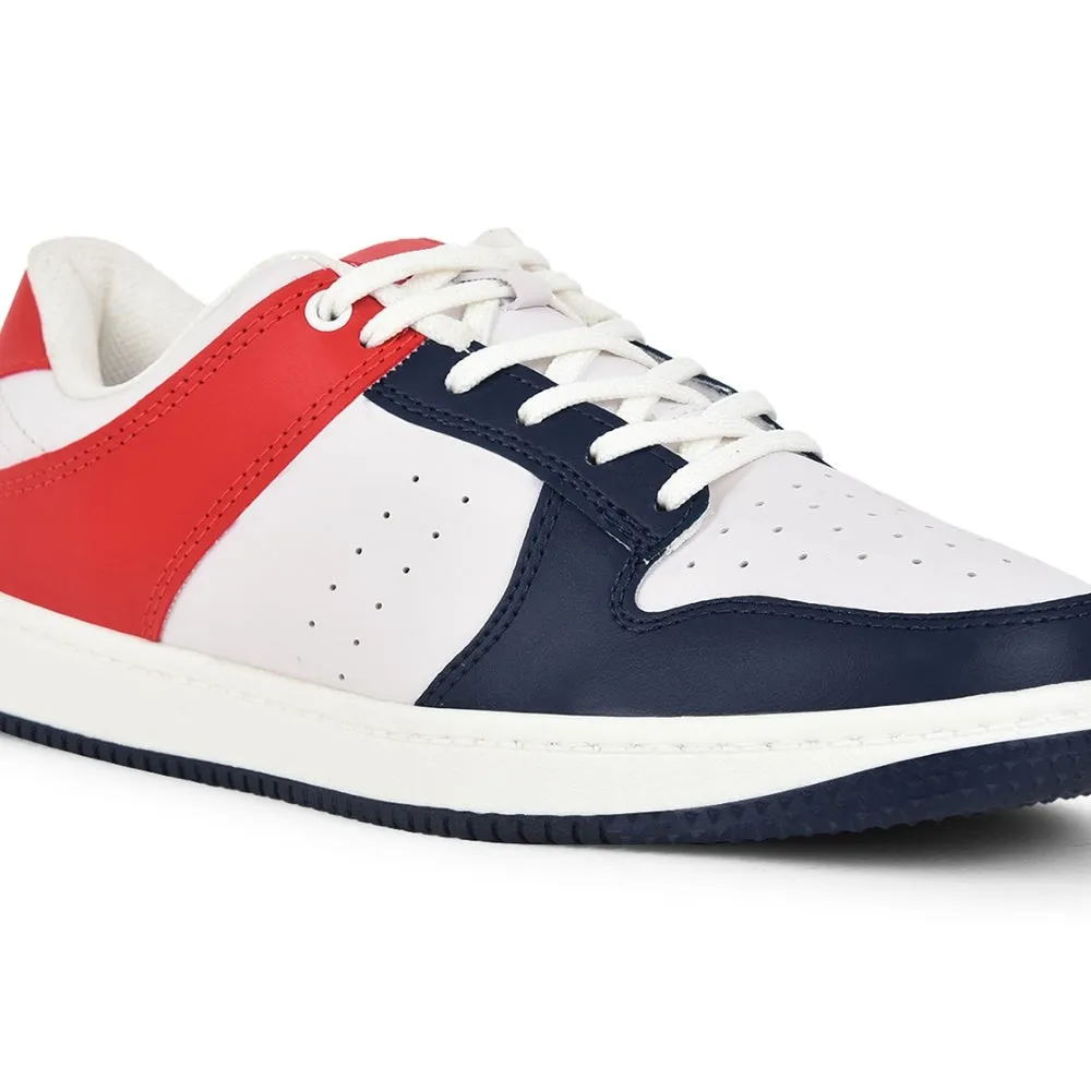 Leap7x Casual Navy Blue Lacing Sneakers For Men SPORTSTAR By Liberty