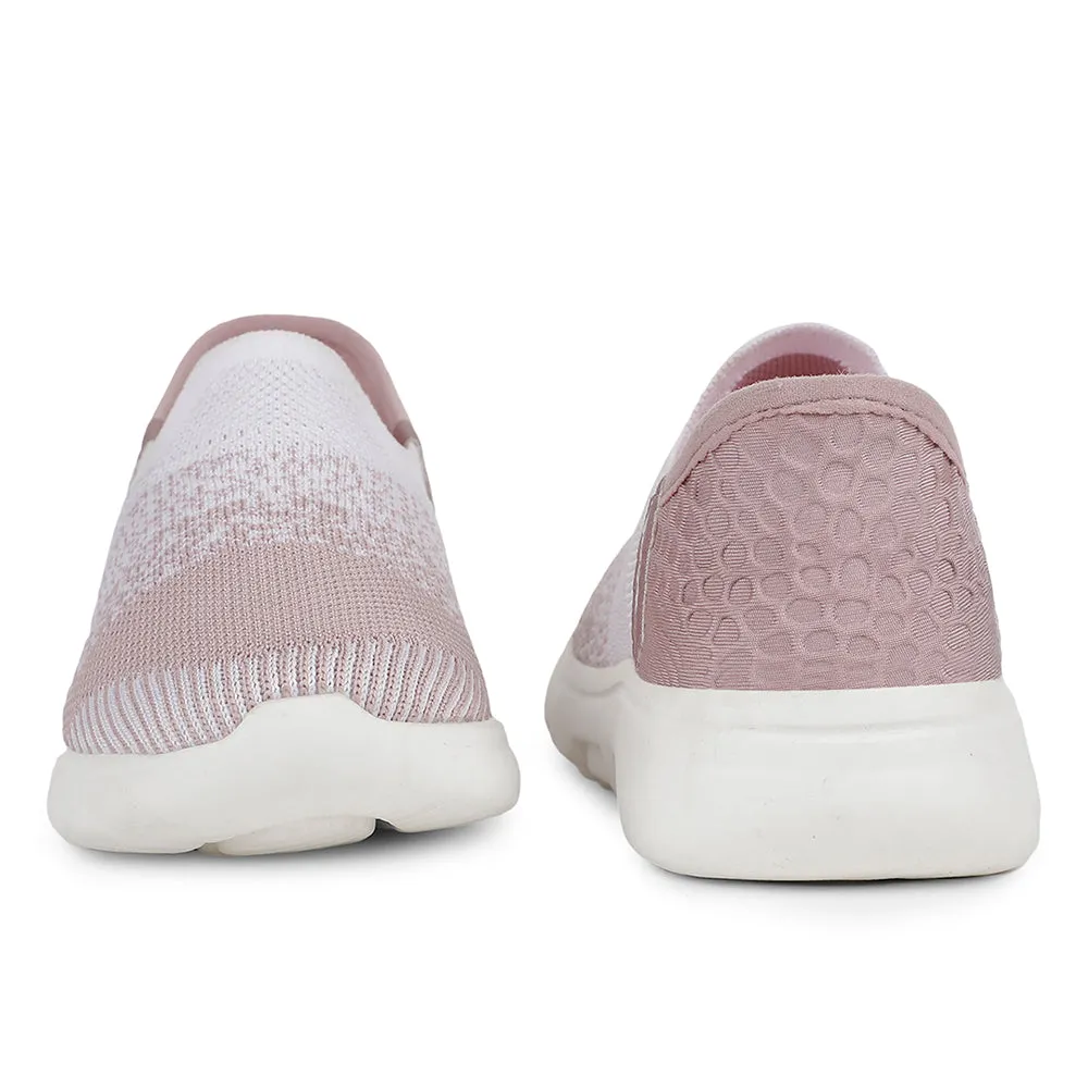 Leap7x Casual Peach Non Lacing Shoes For Kids EAZYGO-10N By Liberty