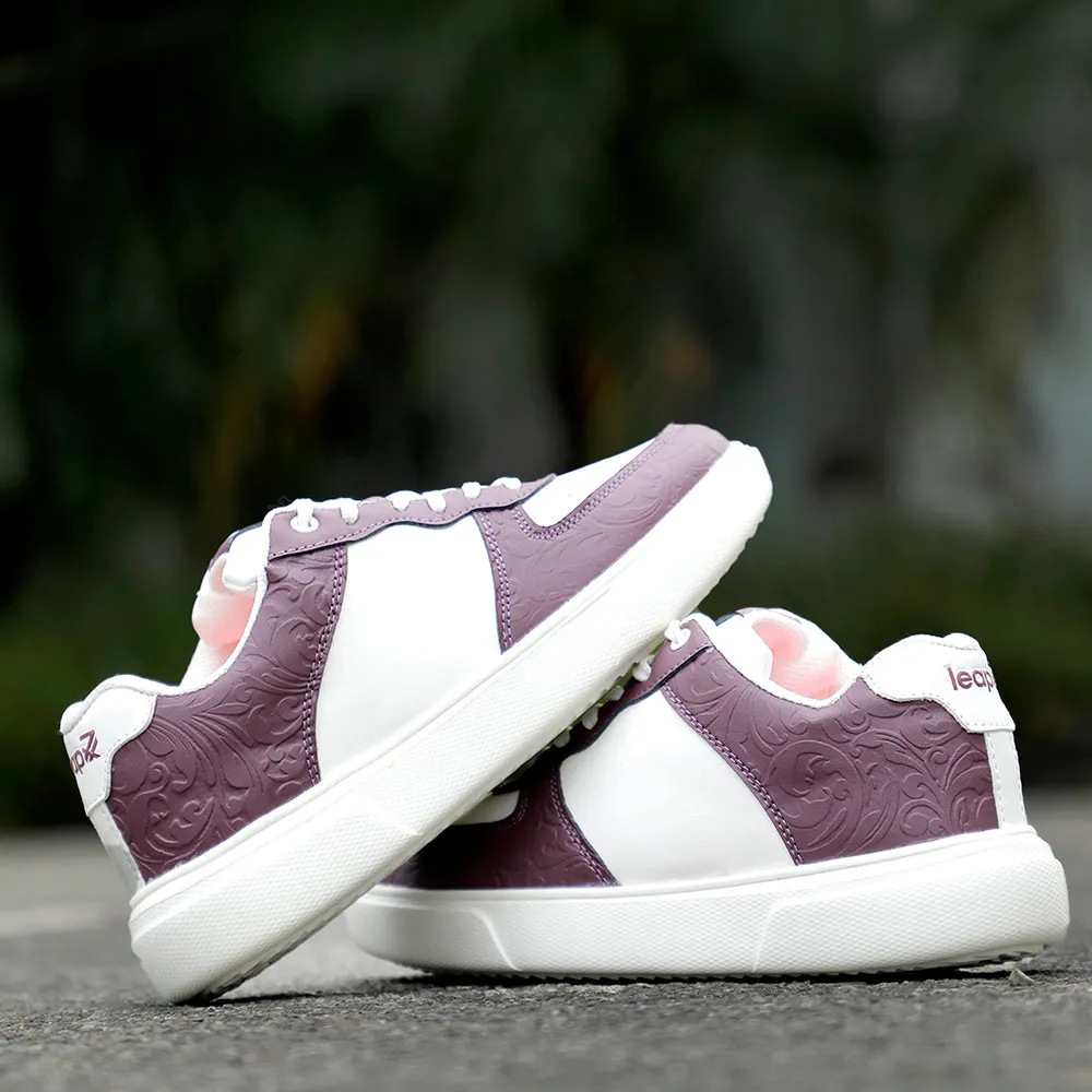 Leap7x Casual Purple Sneakers For Women FEMINA-3 By Liberty