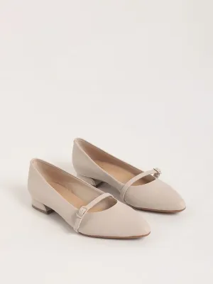 LUNA BLU Beige Ballerina