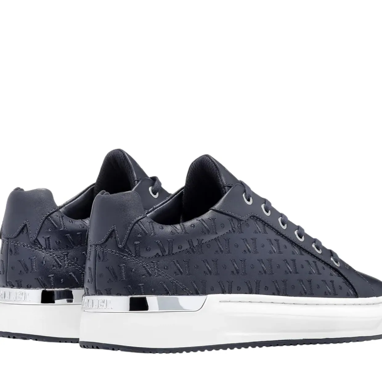 Mallet London GRFTR Stitch Navy Trainers