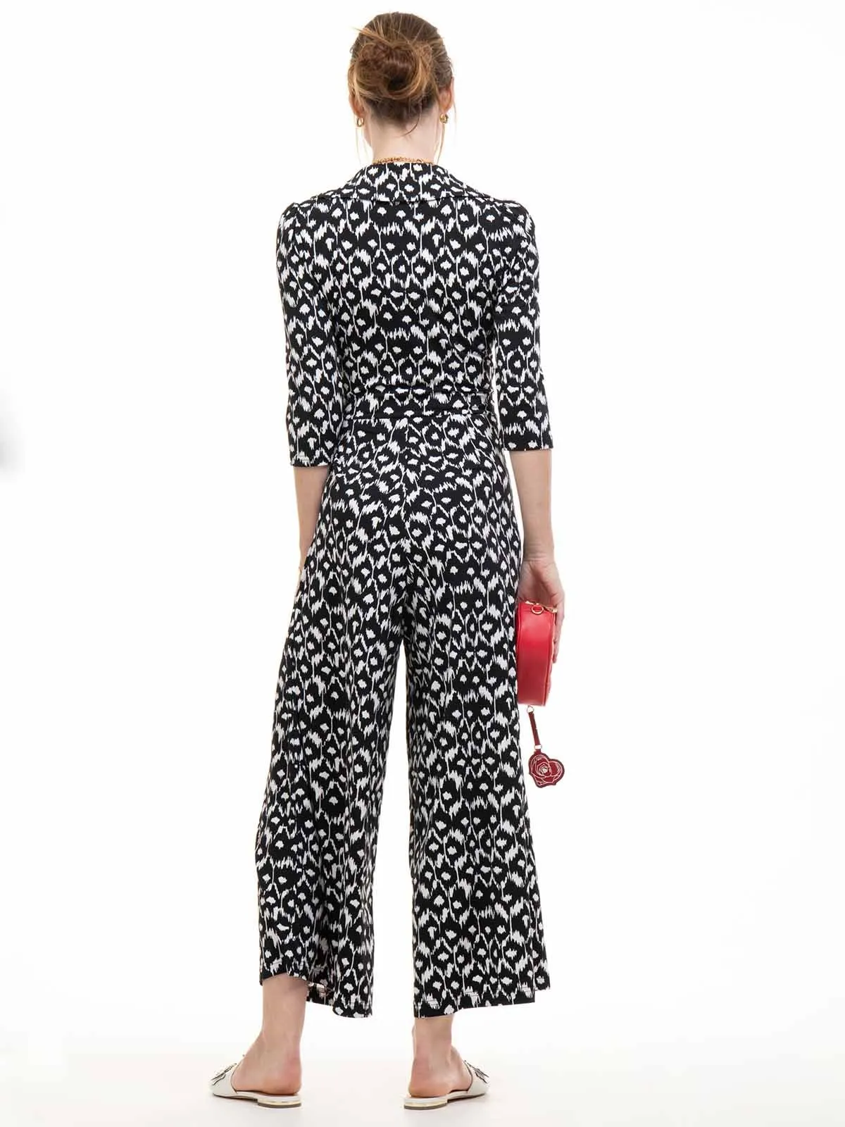 Melissa Jumpsuit (Black Geo)