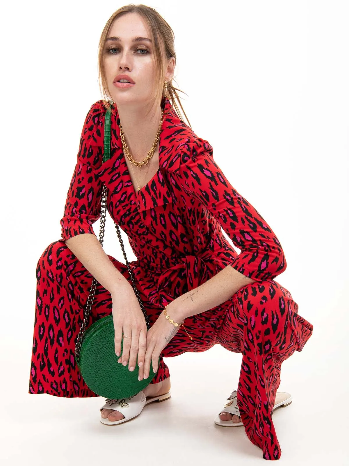 Melissa Jumpsuit (Red Animal)