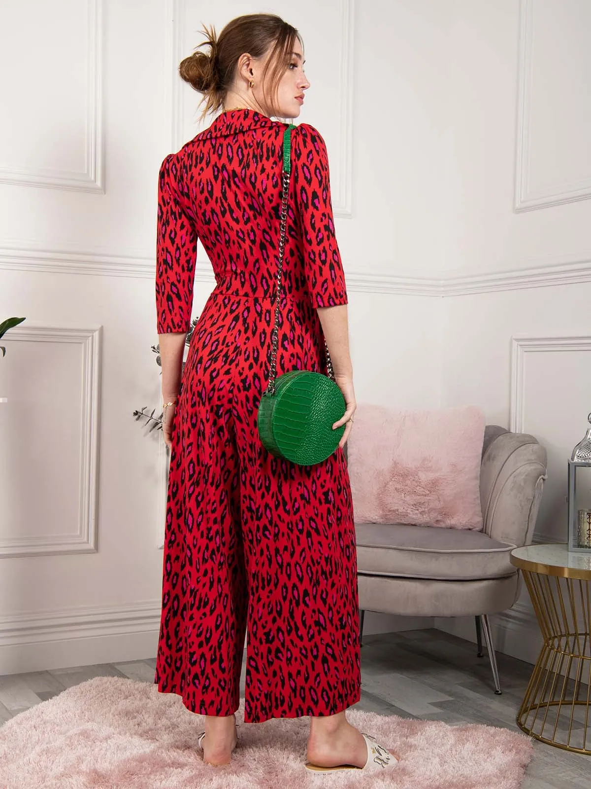 Melissa Jumpsuit (Red Animal)