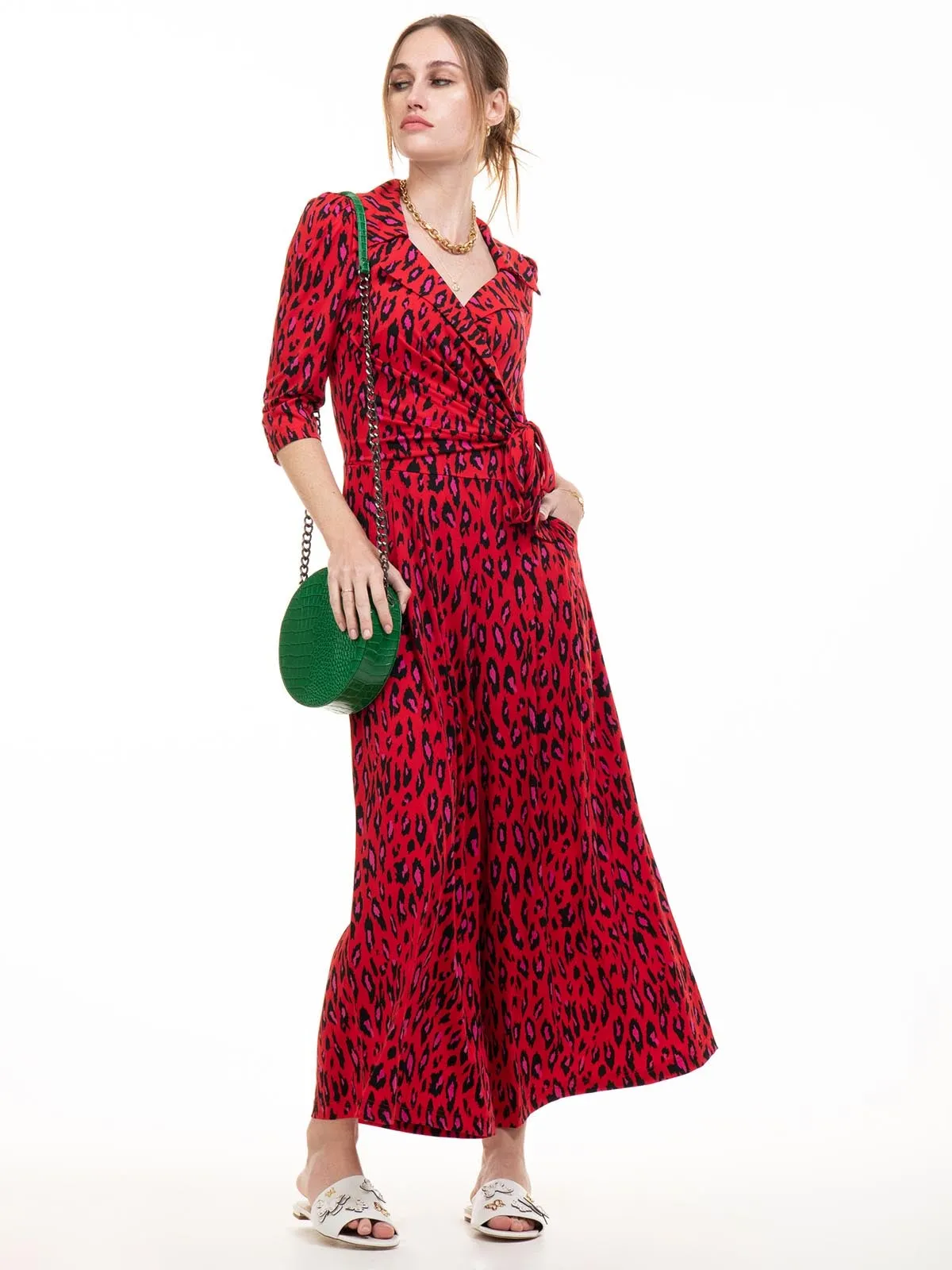 Melissa Jumpsuit (Red Animal)